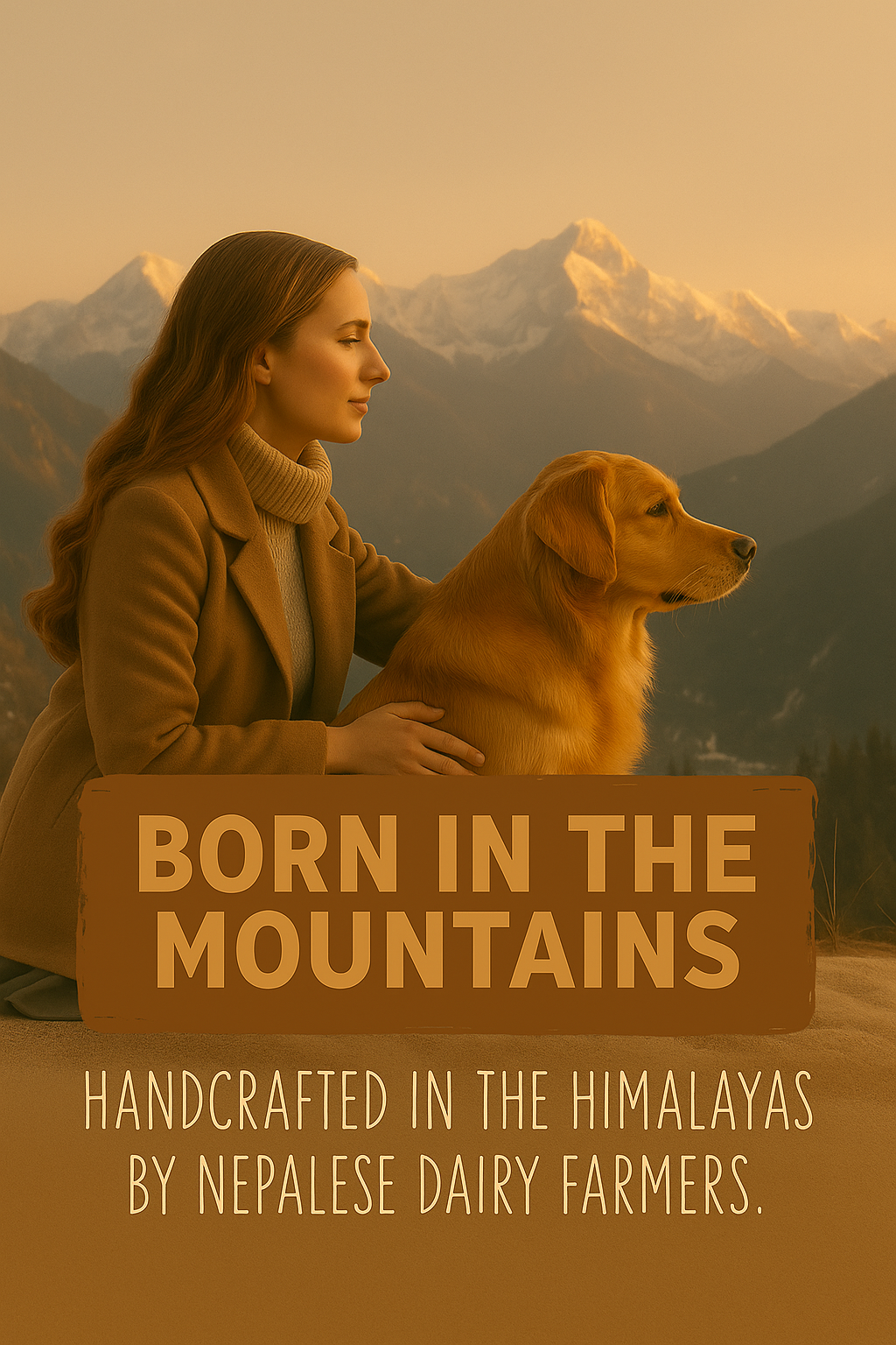 WollyWag Yak Cheese Dog Chews – 4 Medium Long-Lasting Treats for Dogs (15–30 lb)